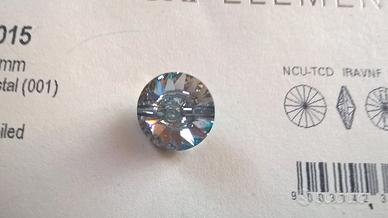 BOTTONE SWAROVSKI  3015  CRYSTAL mm. 18
