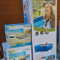 Piscina intex, pompa filtro, copertura piscina