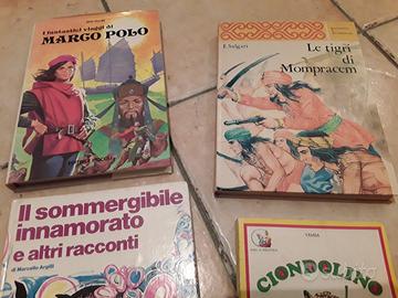 4 libri vintage originali anni '70 