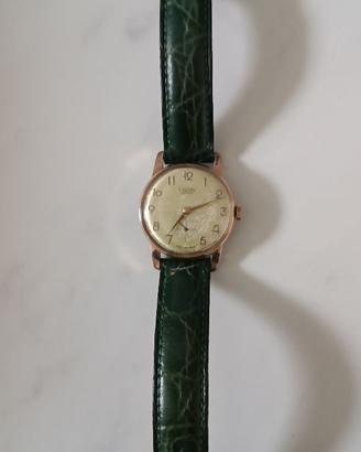 orologio marca UNITAS anni 50 placcato oro