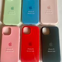 Cover apple silicone iphone 13 e 15 stock