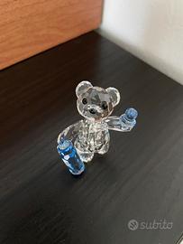 Orsetto con biberon e ciuccio Swarovski