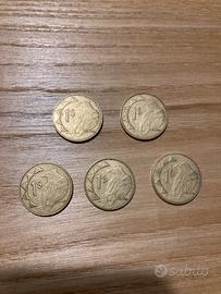 5 monete da 1 dollaro Namibia 2010