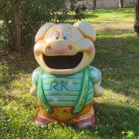 porcellino portaspazzatura