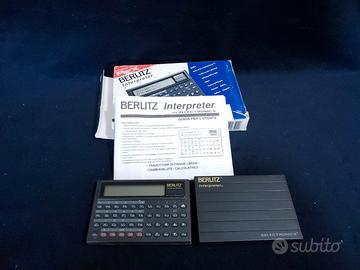 Berlitz Interpreter vintage anni ’90 – traduttore