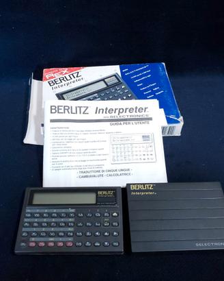 Berlitz Interpreter vintage anni ’90 – traduttore