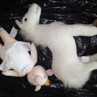 Peluche Ikea maialino e cavallo 35 cm