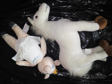 Peluche Ikea maialino e cavallo 35 cm