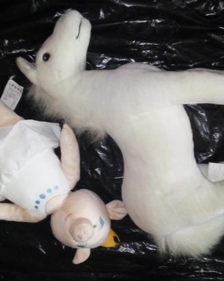 Peluche Ikea maialino e cavallo 35 cm