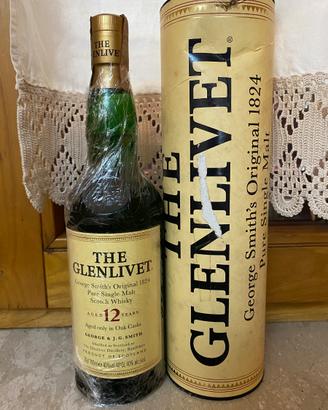 Whisky Glenlivet 12 years ETICHETTA ANNI 90