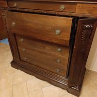 Comò e 2 comodini arte povera legno massello