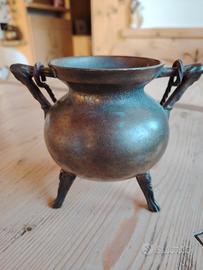 Simpatico Paiolo Incensiere in Bronzo Vintage