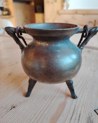 Simpatico Paiolo Incensiere in Bronzo Vintage