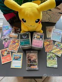 4) Lotto Carte Pokemon NO DOPPIE+5 Ex+Fuoriserie