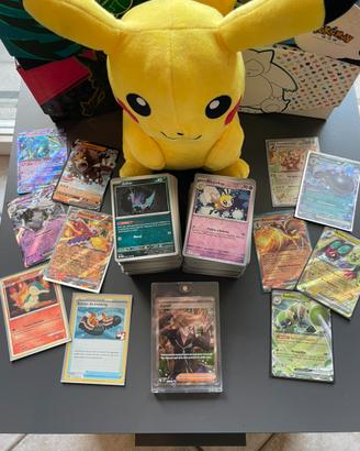 4) Lotto Carte Pokemon NO DOPPIE+5 Ex+Fuoriserie