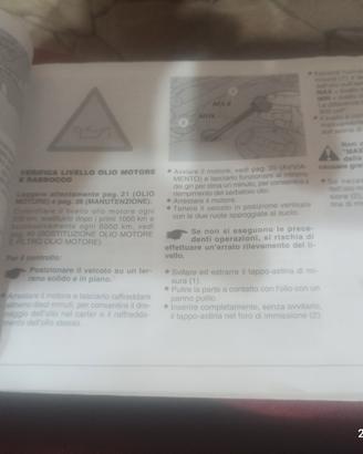 Aprilia Pegaso 650 manuale uso e manutenzione 