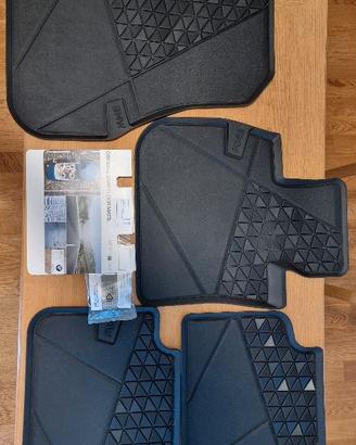 Tappetini+vasca baule gomma originali Bmw X1 u11
