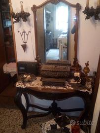 MOBILE CONSOLE con cassetto e speccio