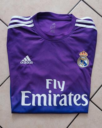 Maglia Real Madrid Viola / Blu Sfumata