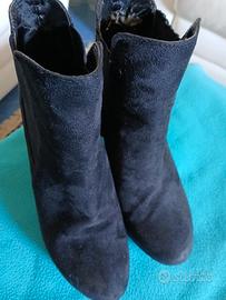 Stivaletti neri tacco Cinti pelle 40