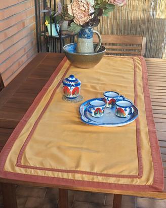 Runner Tavolo Country Rustico Cotone 50x150