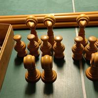 4 Bastoni in legno per 2 tende ( riloga )