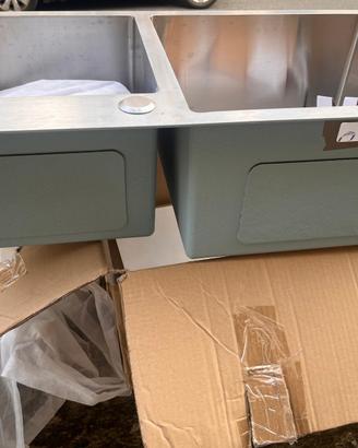 Lavello Cucina Inox 2 Vasche CECIPA