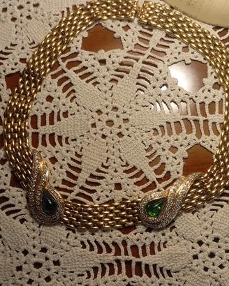 Collana girocollo con Swarovski 