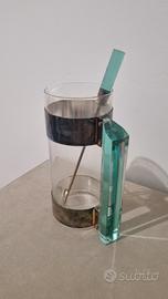 Guzzini Brocca  in metallo argentato e lucite