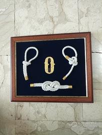 Quadro nodi marinari cm 25x30