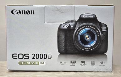 CANON 2000D + 18-55 III – SIGILLATA -