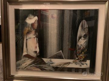 Maternità e donna che si spoglia - Brescianini