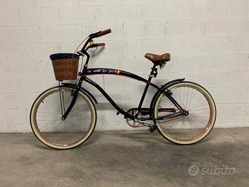 Bici Cruiser 26" Unieuro BeCruiser – blu/arancio