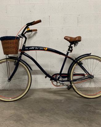 Bici Cruiser 26" Unieuro BeCruiser – blu/arancio