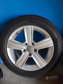 4 cerchi  vw + gomme nuove 4 stagioni 