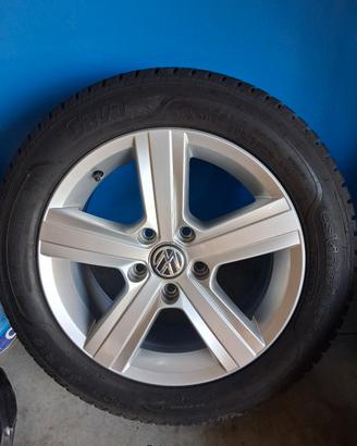 4 cerchi  vw + gomme nuove 4 stagioni 