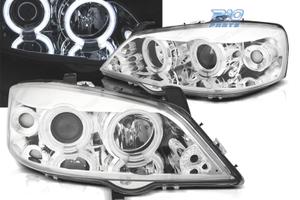 FARI OPEL ASTRA G 97-04 ANGEL EYES CCFL FONDO CROM