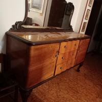 credenza con specchio anni 40