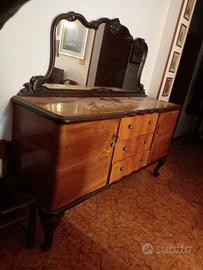 credenza con specchio anni 40