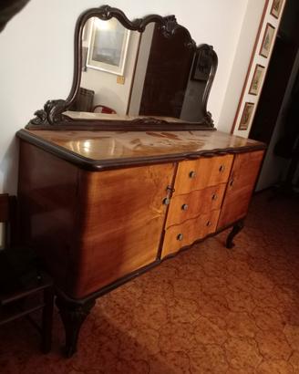 credenza con specchio anni 40