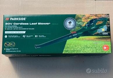 Soffiatore a batteria 20v Parkside Nuovo