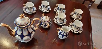 Servizio da caffè in porcellana Boema firmata Lean
