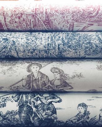 Toile de Jouy per Tovaglie Tende Arredo