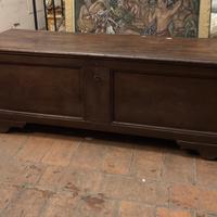 Cassapanca Antica in Noce Massello