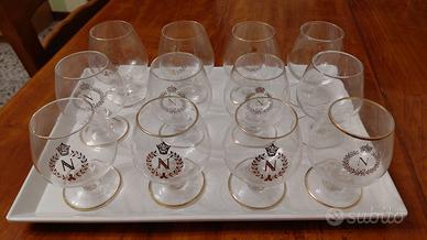 12 bicchieri da cognac stile Napoleon