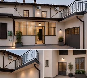 Casa indipendente, giardino,3 box
