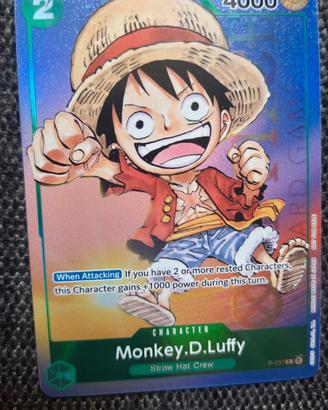Monkey.D.Luffy P-037 (V.2) Holographic Version