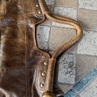 borsa artigianale unisex in vera pelle