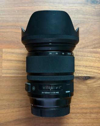 Sigma 24-105 f4 DG HSM Canon EF + Adattatore EF-R