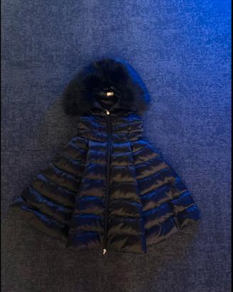 Piumino Donna nero Lucido con cappuccio in pellicc